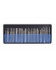 Set 30 pile diamantate pentru minipolizor drept + cutie din plastic
